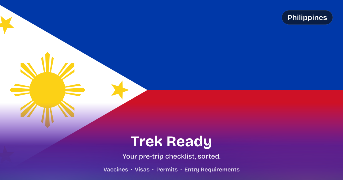 Philippines Entry Requirements Visa Passport And Vaccines Uk 